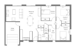  Maison 4 pi�ces 90 m� Marciac