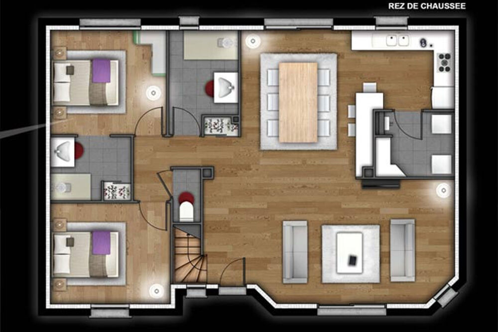 MAISON À CONSTRUIRE DE 91 M² PROCHE DE DIEPPE, 4 PIÈCES<....