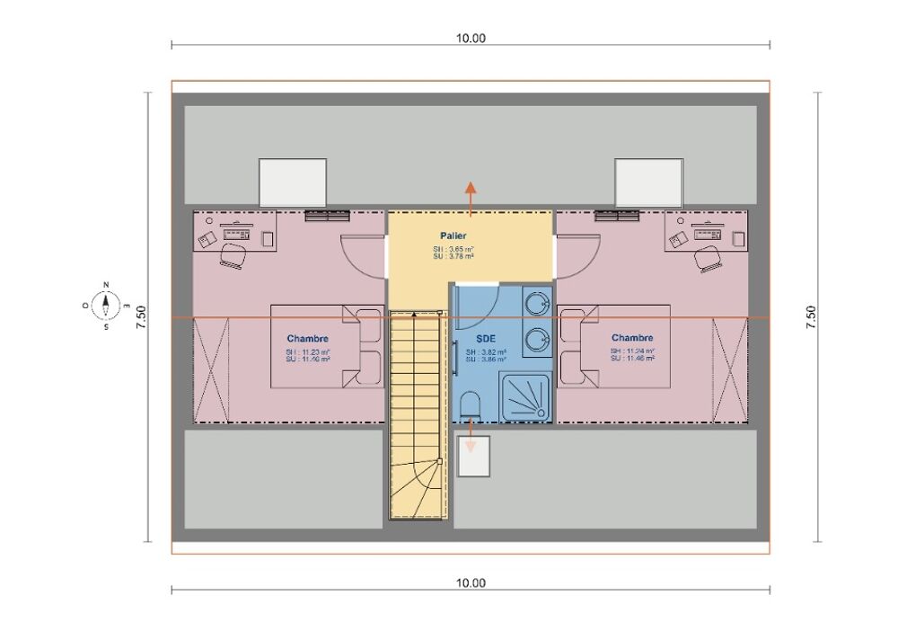 vente Maison - 4 pièce(s) - 90 m² Gaillon (27600)