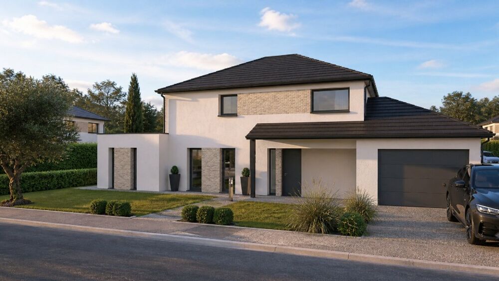 MAISON NEUVE DE 125 M² À HARNES - 4 CHAMBRES - TERRAIN D....