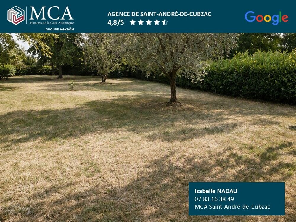 vente Terrain - 565 m² Saint-Laurent-d'Arce (33240)