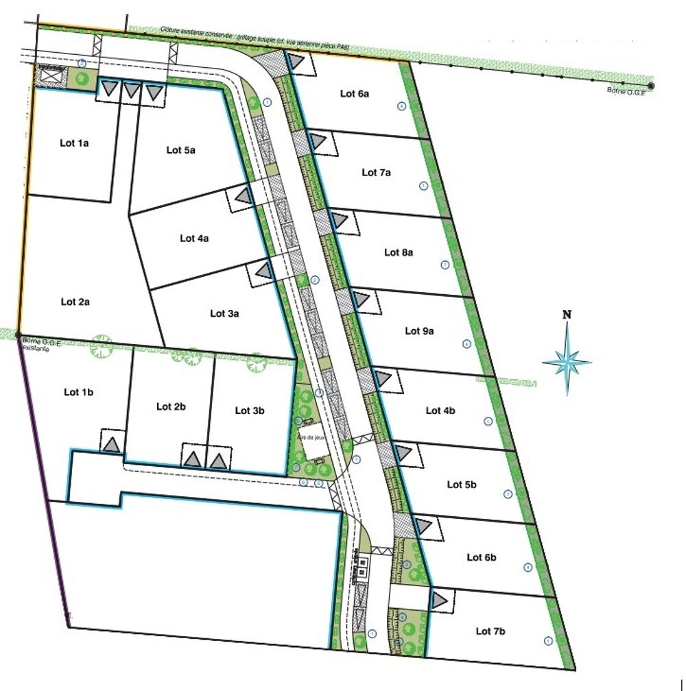 vente Terrain - 531 m² Genas (69740)
