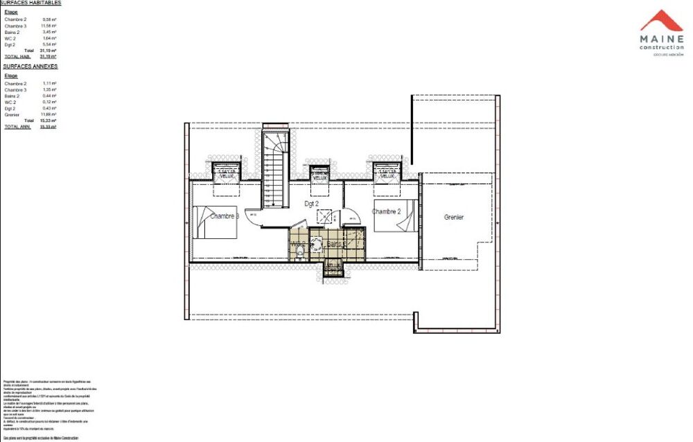 vente Maison - 5 pièce(s) - 113 m² Écommoy (72220)