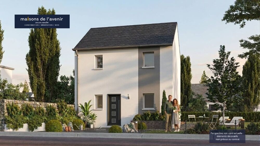 MAISON À CONSTRUIRE DE 67 M² IDÉALEMENT SITUÉE À PLUVIGN....