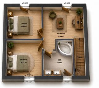  Maison 4 pièces 90 m² Langeais