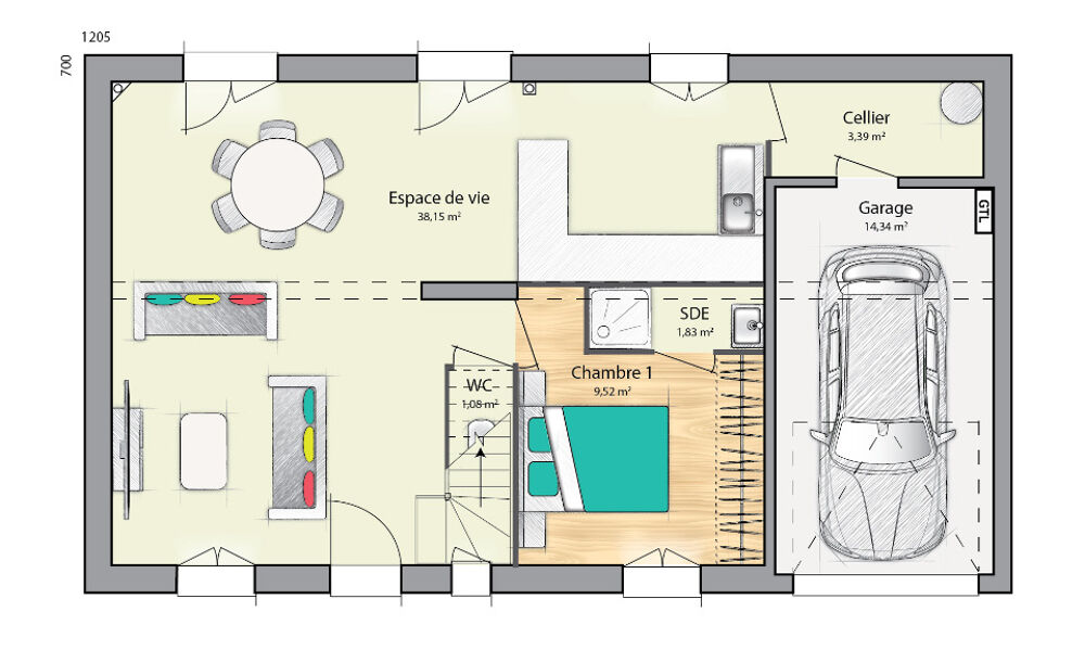 Soisy-sous-Montmorency : maison de 5 pièces (90 m²) en v....