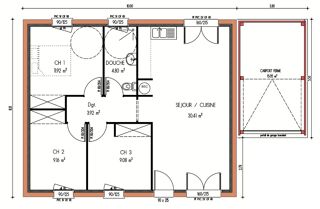  Maison à vendre 4 pièces 69 m²