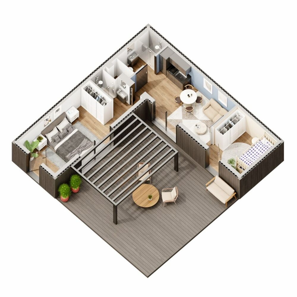 vente Maison - 3 pièce(s) - 48 m² Saint-Étienne-du-Rouvray (76800)