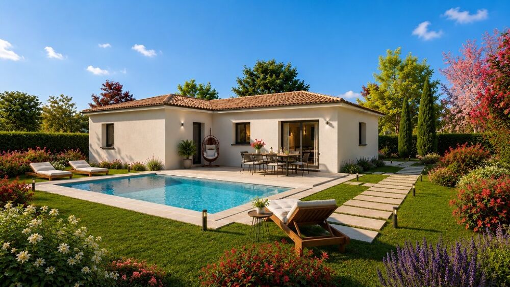 MAISON À CONSTRUIRE DE 90 M² PROCHE DE MONTPELLIER, 5 PI....