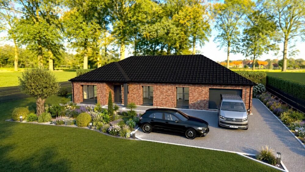 Maison neuve de plain-pied à construire à Thun-l'Évêque,....
