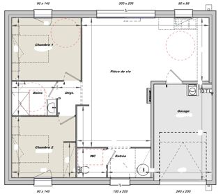  Maison  vendre 3 pices 68 m
