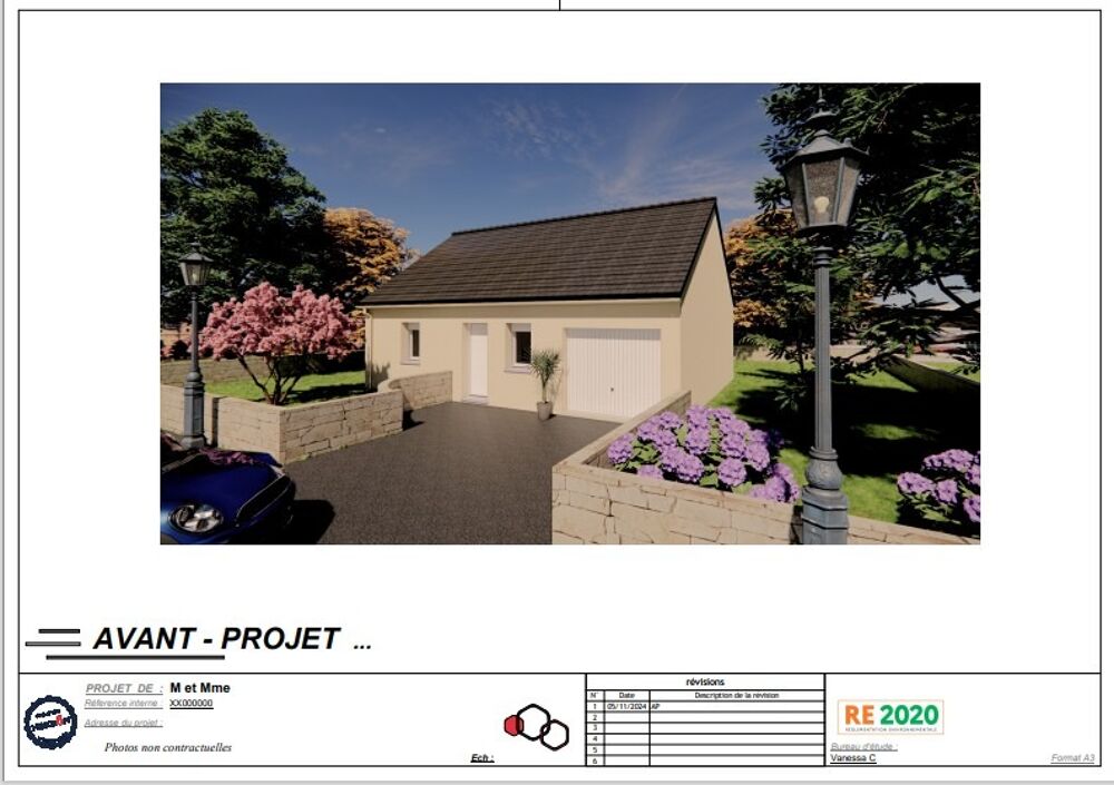 MAISON À CONSTRUIRE DE 54 M² PROCHE DE LE MANS ....