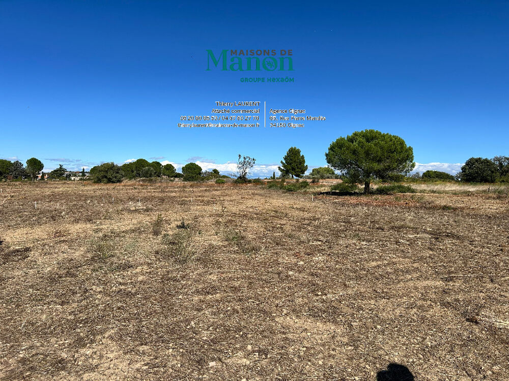 vente Terrain - 270 m² Poussan (34560)
