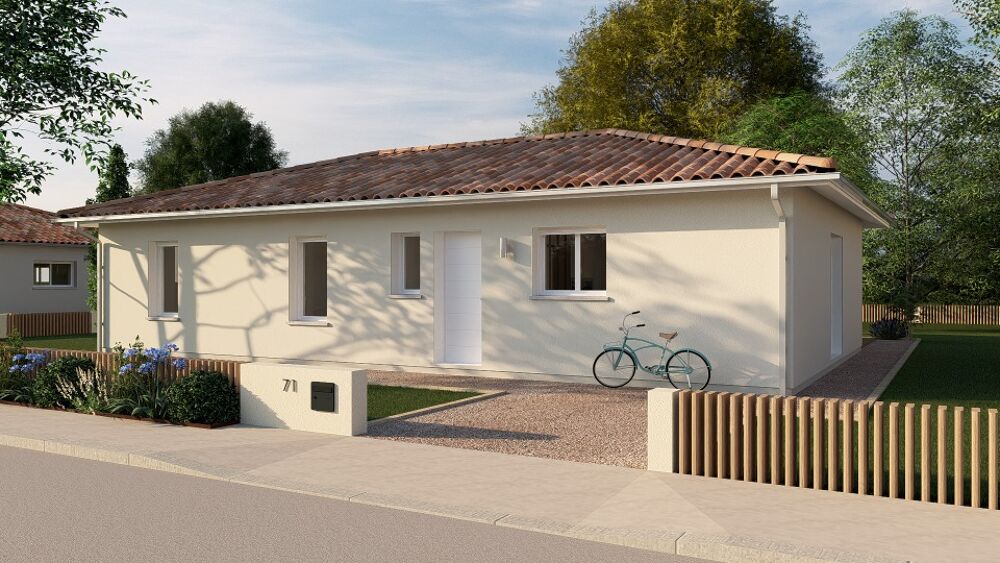 Maison neuve 4 pièces avec terrain à Portets (33640)<BR/....