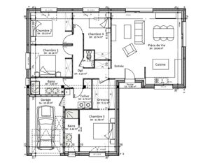  Maison 6 pi�ces 108 m� Le mans