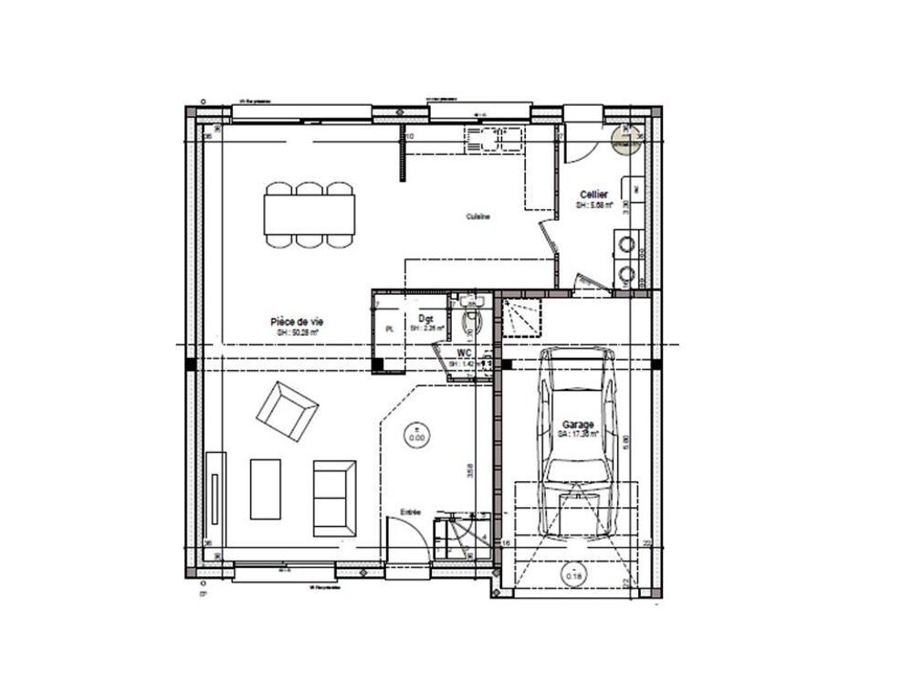 vente Maison - 4 pièce(s) - 57 m² Champagné (72470)