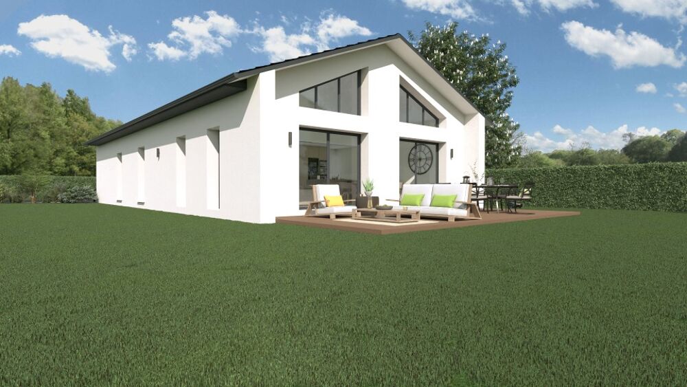 Maison neuve de plain-pied à construire de 110 m² sur un....