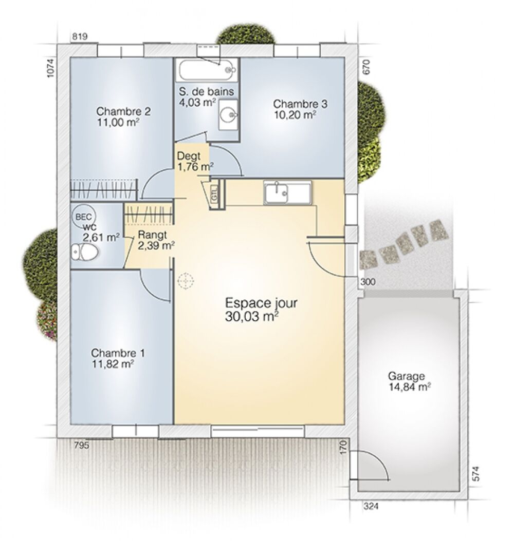 vente Maison - 5 pièce(s) - 73 m² Claret (34270)