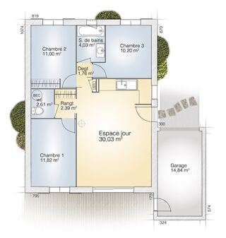  Maison à vendre 5 pièces 73 m²