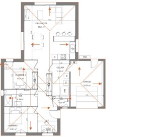  Maison  vendre 3 pices 90 m