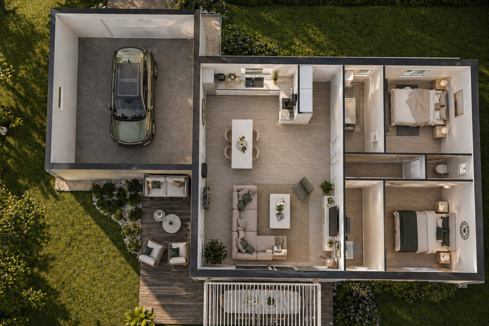 vente Maison - 3 pièce(s) - 90 m² Montéléger (26760)