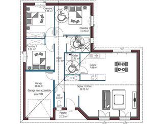  Maison à vendre 3 pièces 95 m²