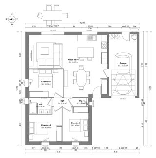  Maison à vendre 4 pièces 80 m²