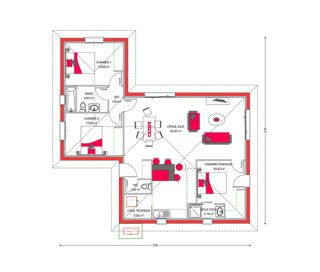  Maison 4 pi�ces 90 m� Seignosse