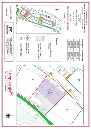  Terrain  vendre 521 m