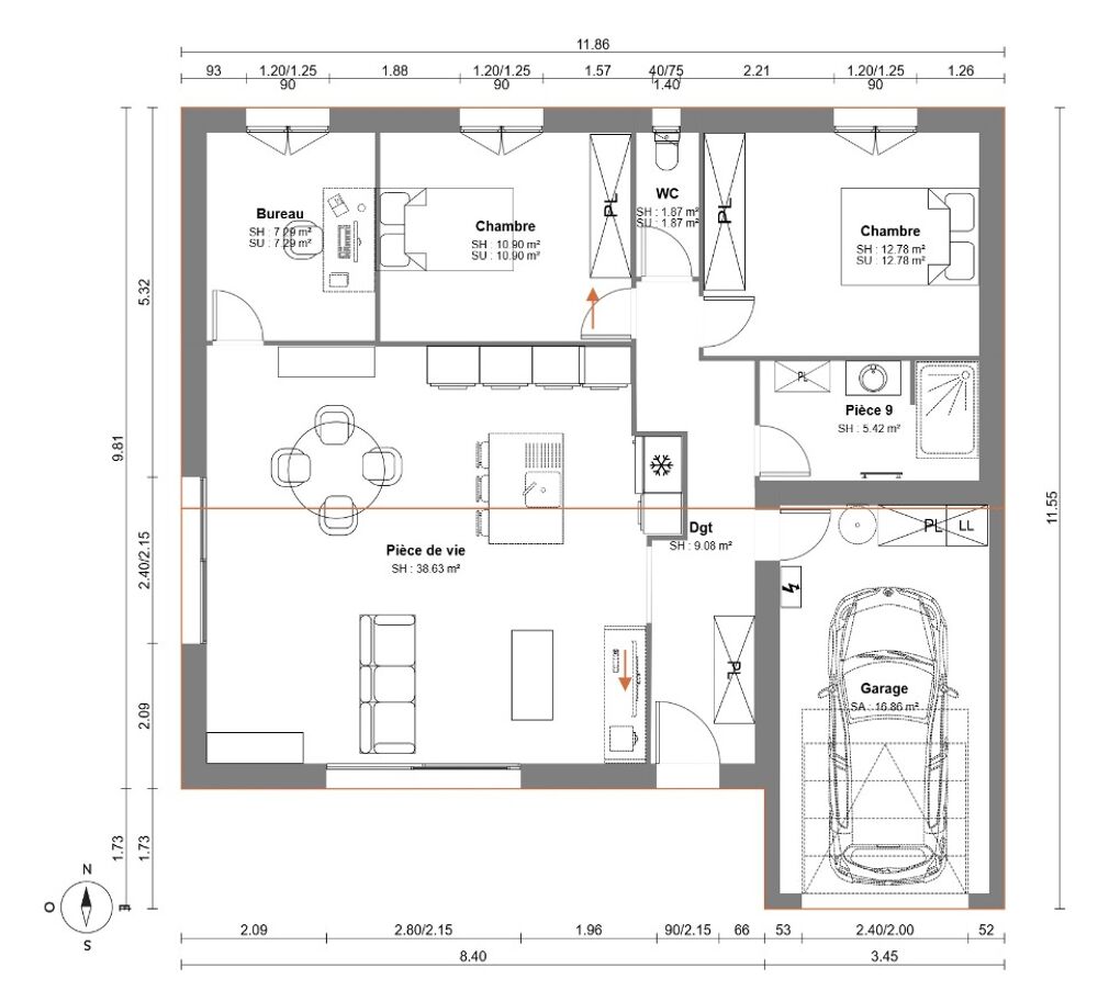 vente Maison - 4 pièce(s) - 80 m² Pélissanne (13330)