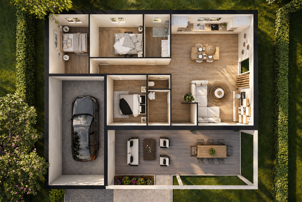 vente Maison - 4 pièce(s) - 90 m² Les Granges-Gontardes (26290)