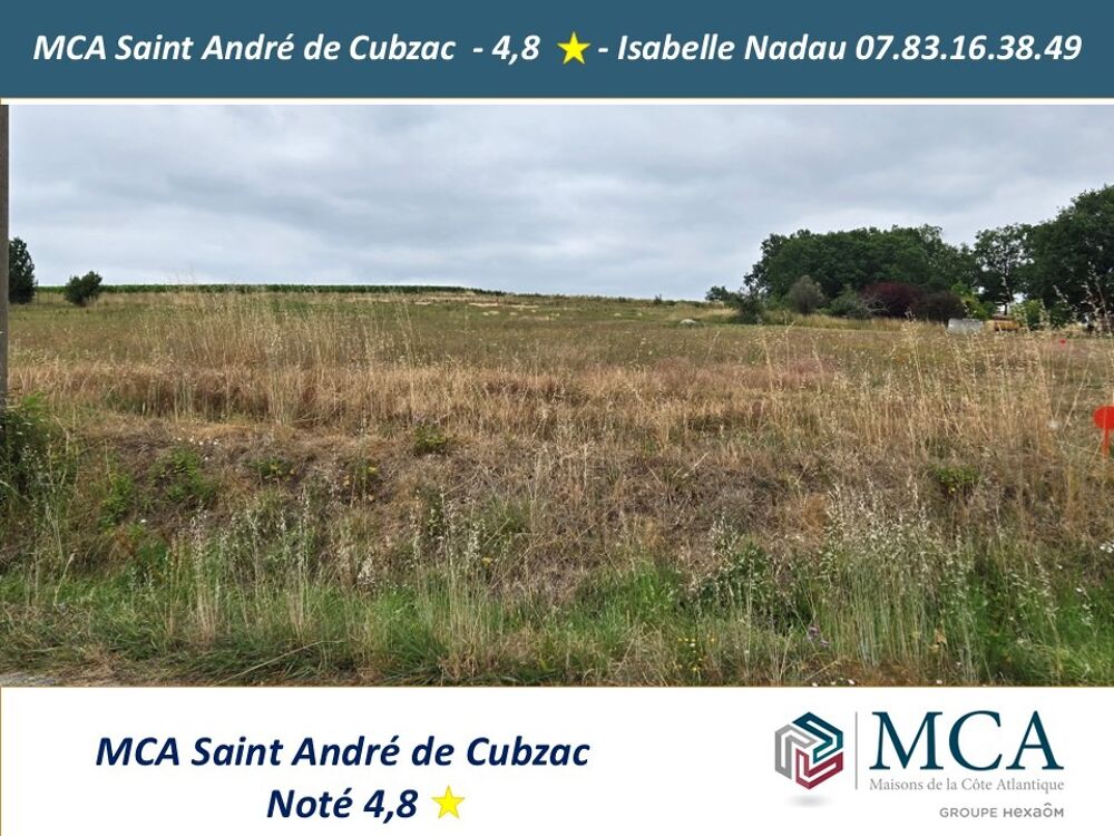 vente Terrain - 1320 m² Saint-Savin (33920)