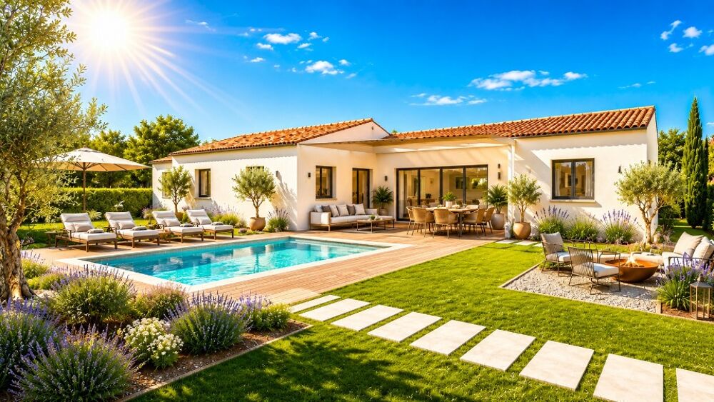 Magnifique MAISON NEUVE à construire sur St Cezaire De G....