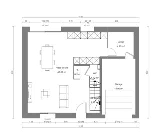  Maison  vendre 5 pices 92 m
