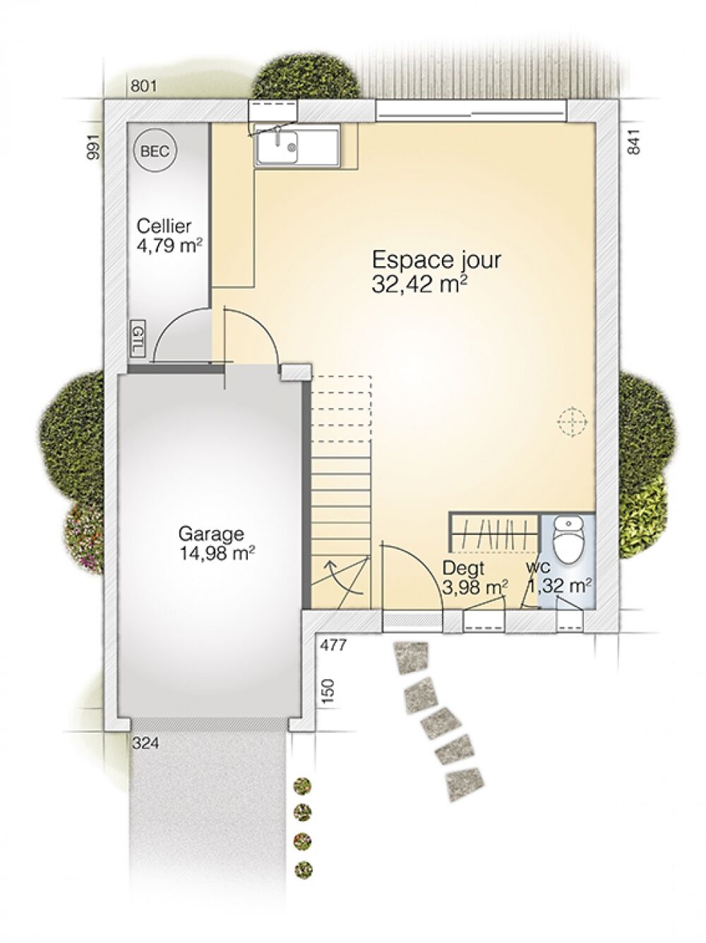 MAISON À CONSTRUIRE DE 95 M² IDÉALEMENT SITUÉE À SAINT-Q....