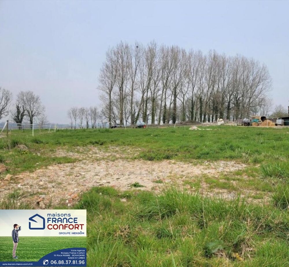 vente Terrain - 851 m Boisdinghem (62500)