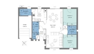  Maison � vendre 3 pi�ces 90 m�