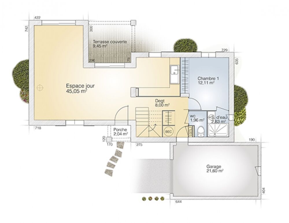 vente Maison - 5 pice(s) - 105 m Sainte-Croix-de-Quintillargues (34270)