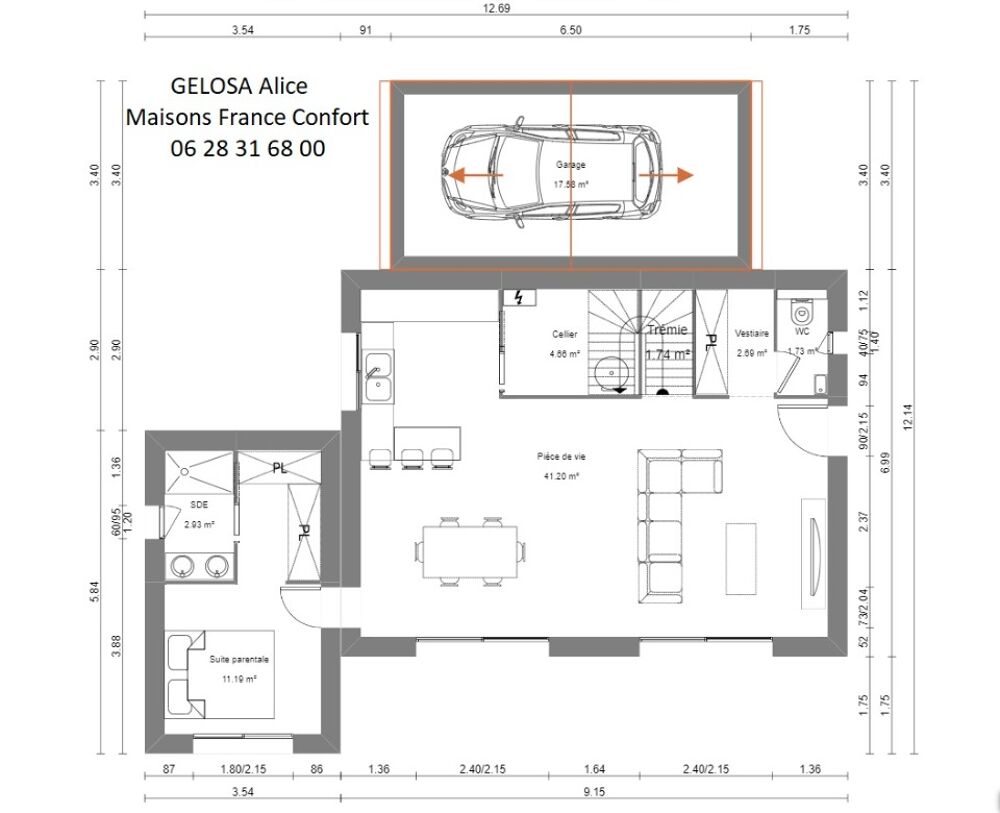 vente Maison - 5 pièce(s) - 99 m² La Motte (83920)