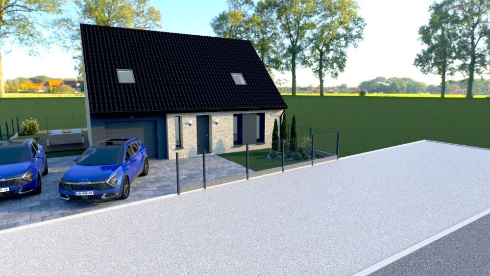 Maison de semi plain-pied de 96 + garage à construire à ....