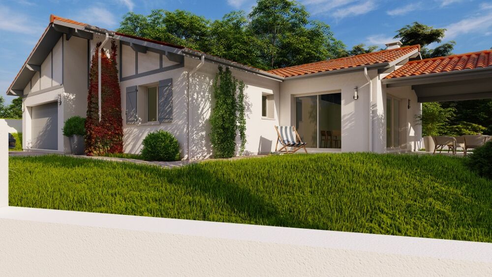 Sur un terrain constructible de 800 m² à Andernos-les-Ba....