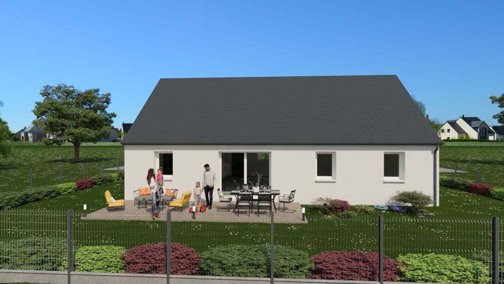 Voici une belle maison de 107m² à construire, comprenant....