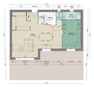  Maison � vendre 5 pi�ces 100 m�