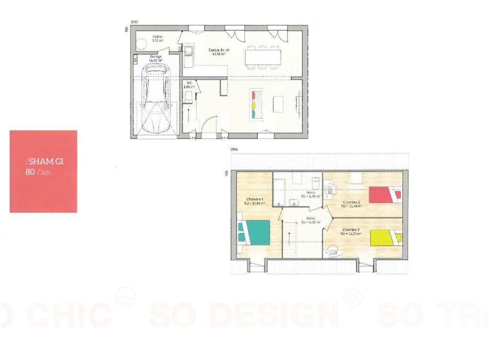 Maison 4 pièces 80 m² · à La Couture-Boussey · 80 m² · 200 000 €