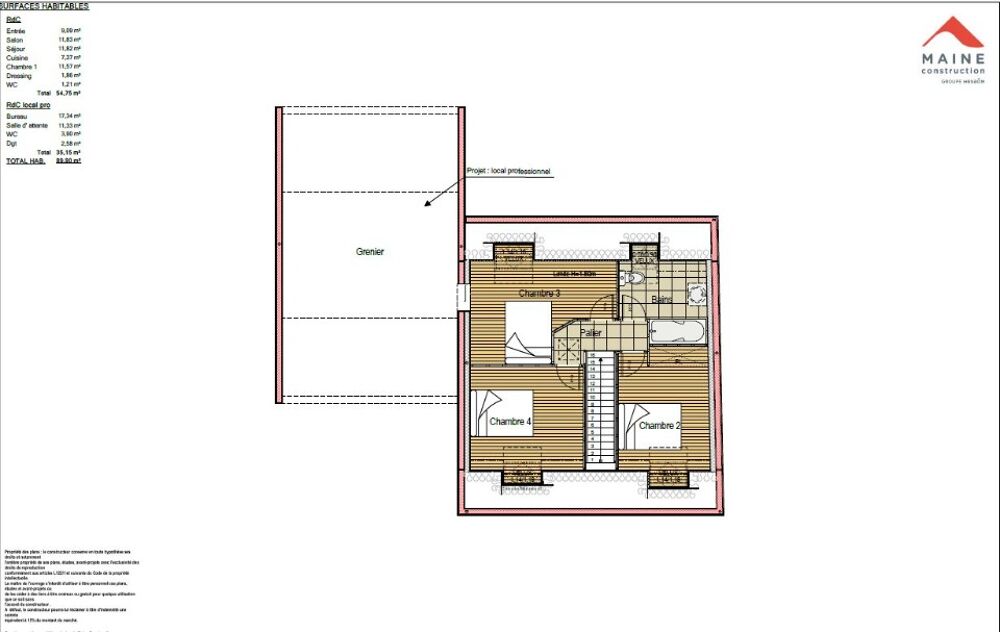 vente Maison - 6 pièce(s) - 135 m² Fillé (72210)