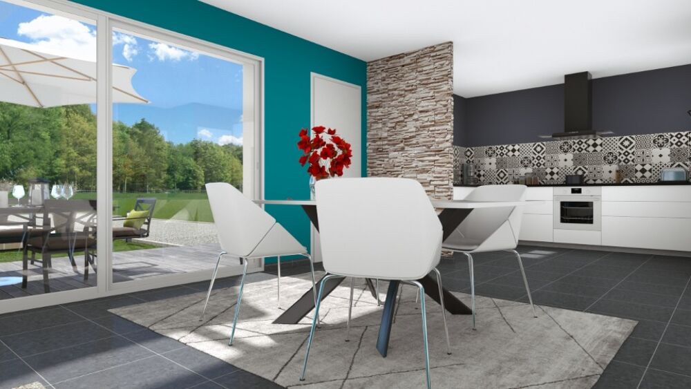 Située dans un quartier paisible, cette maison à constru....