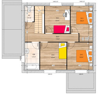  Maison 6 pi�ces 107 m� Briollay