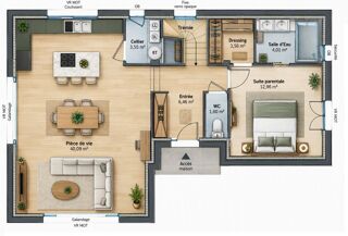 vente Maison - 4 pièce(s) - 103 m² Puget-sur-Argens (83480)