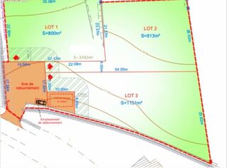  Terrain  vendre 1150 m