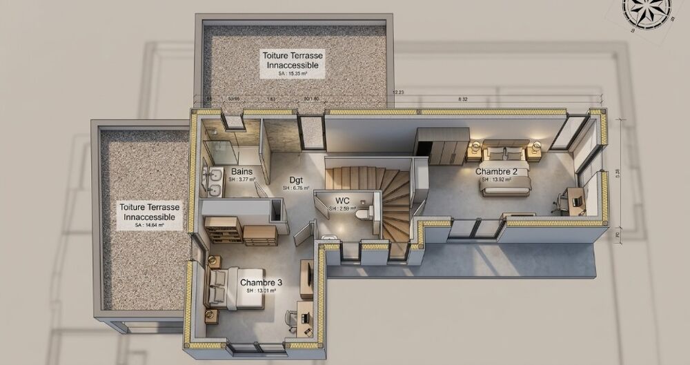 vente Maison - 4 pièce(s) - 125 m² Marignane (13700)